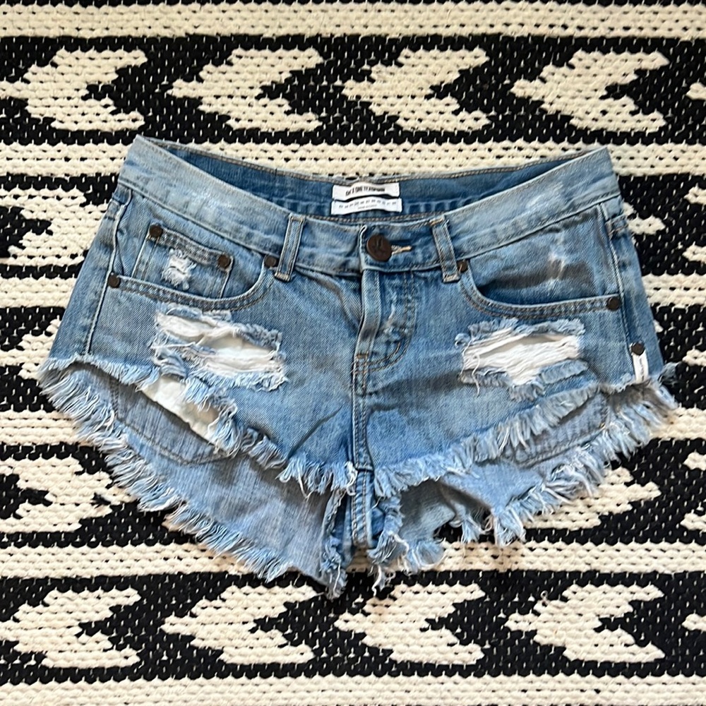 One Teaspoon Bonita Jean Shorts